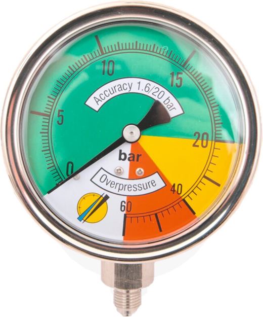 Image sur Manomètre 0 - 20/60 Bar